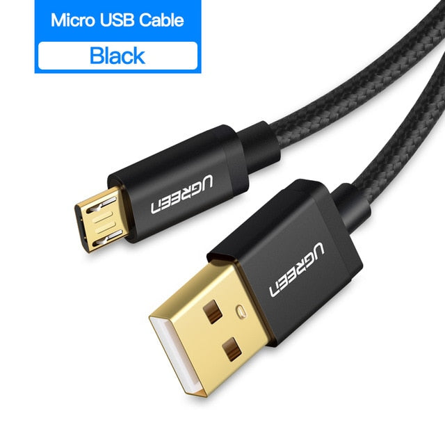 Alpha Charge 3 in 1 USB Cable for iPhone, Micro USB and Type C Cable
