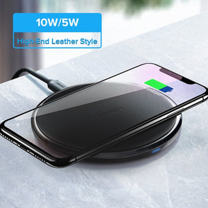 Alpha Charge High End Leather Wireless Charger